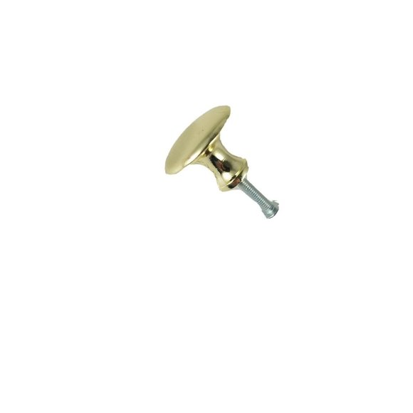 Amerock 255PB Mushroom Style Gold Tone Drawer Cabinet Knob Pull Handle 1.25" - Picture 1 of 5